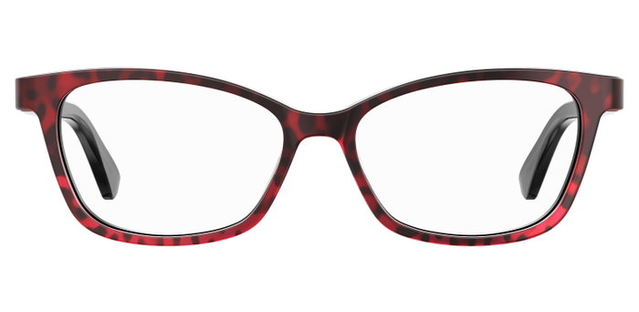 Moschino MOS558-3VJ Gafas de vista para mujer, Rojo