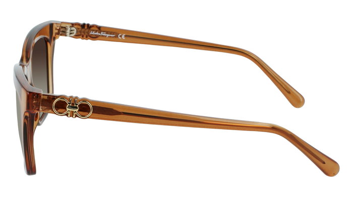 Ferragamo SF1027S-210 con cristales marrones