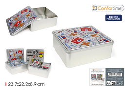 Inde Estuche Metal Botiquín Confor 23.8 x 9 x 22.3 cm (12 Unidades)