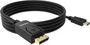 Vision TC 2MDPHDMI/BL Cable Adaptador DisplayPort a HDMI 2 m, 4K 30Hz, HDMI 2.0, DP 1.3, Chapado en Oro, Plug and Play, Negro