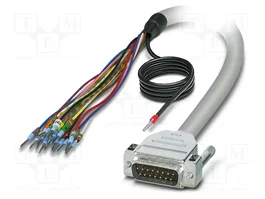 PHOENIX CONTACT Cable VGA D-Sub 15pin, 2m, gris