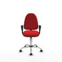 PIQUERAS Y CRESPO Silla de oficina Aýna Rojo Similpiel
