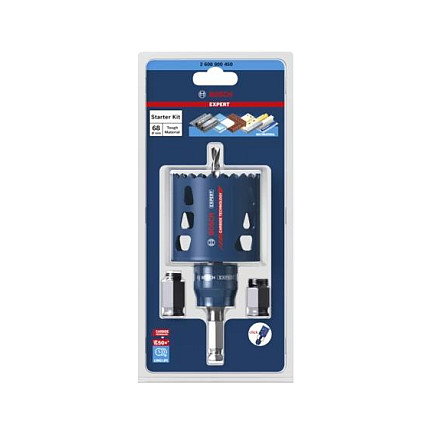 Bosch EXPERT ToughMaterial Kit de inicio de sierra de corona 68 mm