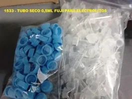 Fuji Drichem Tubo Seco 0,5 mL 100 Unidades para Analizador de Química Fuji
