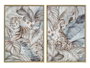 DKD Home Decor Set de 2 Cuadros de Lienzo Selva Tropical 70x100 cm