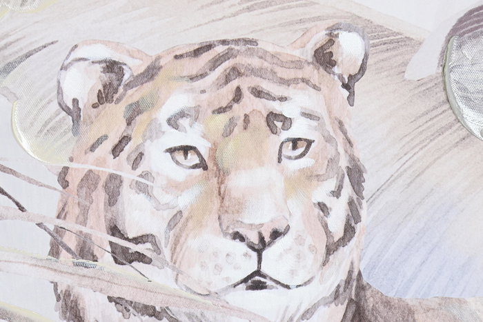 DKD Home Decor Cuadro Tropical Verde Multicolor Lienzo y PS Hecho a Mano 100 x 70 x 4 cm (2 Unidades)