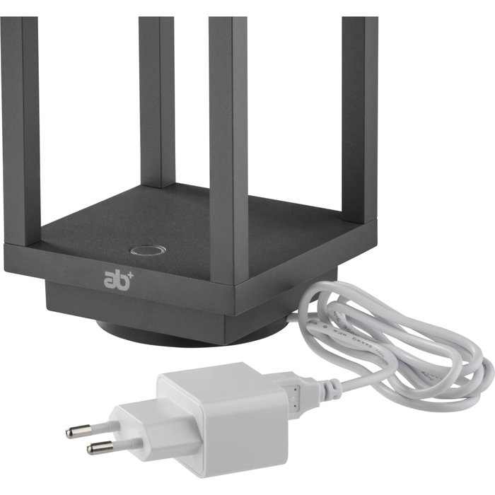 ab+ Resort Lámpara de mesa móvil antracita