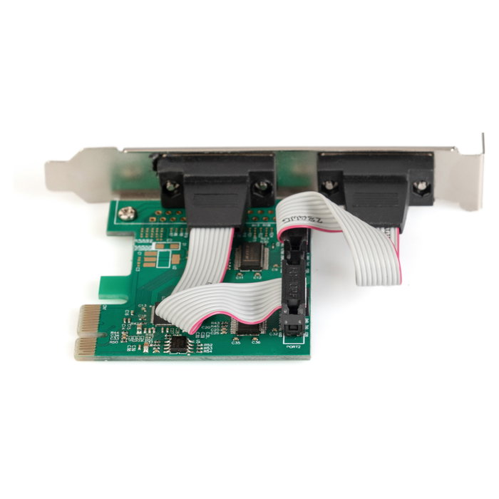 Digitus DA-70154 Tarjeta Serial PCI Express de 2 Puertos, Interna, IC Blech OXPCIe952 Digitus DA-70154 Tarjeta Serial PCI Express de 2 Puertos, Interna, IC Blech OXPCIe952