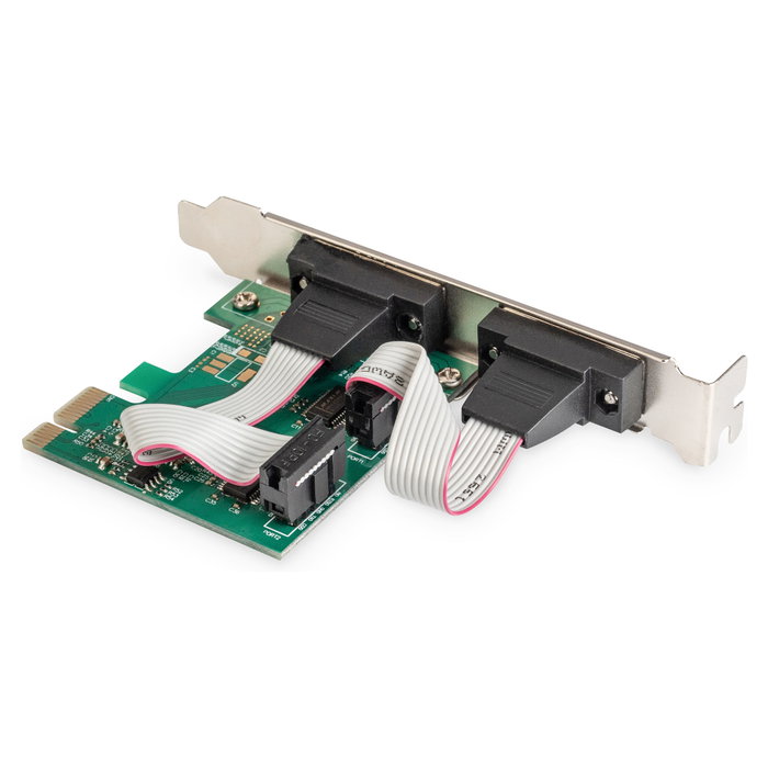Digitus DA-70154 Tarjeta Serial PCI Express de 2 Puertos, Interna, IC Blech OXPCIe952 Digitus DA-70154 Tarjeta Serial PCI Express de 2 Puertos, Interna, IC Blech OXPCIe952