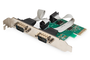 Digitus Tarjeta de interfaz serial PCIe con 2 puertos RS232