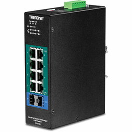 Trendnet TI-PG102i Switch Industrial Gestionado L2 Gigabit PoE+ Negro
