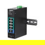 TRENDnet TI-PG102i Switch Industrial Gestionado L2, 8 Puertos Gigabit PoE+, Montaje Carril DIN, 2 SFP