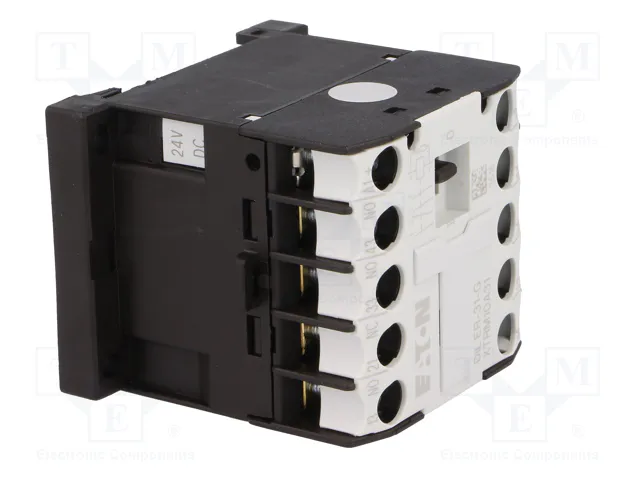 EATON ELECTRIC Contactor DILER 4-polar 24VDC 6A