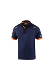 Sparco Polo TW Talla L Azul Marino/Naranja