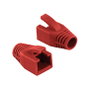LogiLink Pack de 50 Protectores Modulares para Conector RJ45 de 8mm, Rojo