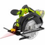 Fieldmann Sierra circular inalámbrica 20V con guía láser y disco de 165 mm