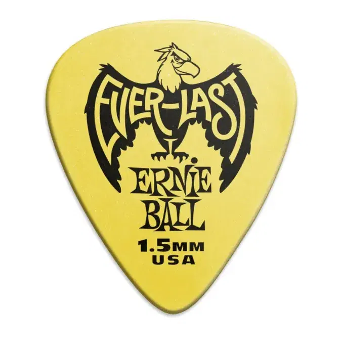 Ernieball Bolsa De Púas Everlast Amarilla 1,5 Mm - 12 Unidades