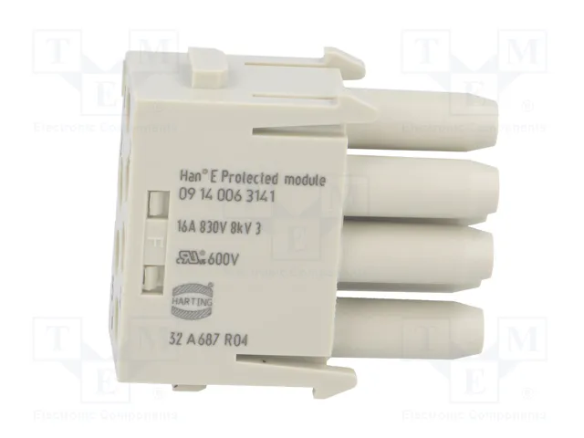 HARTING Han-Modular® Módulo Hembra HDC 6 PIN