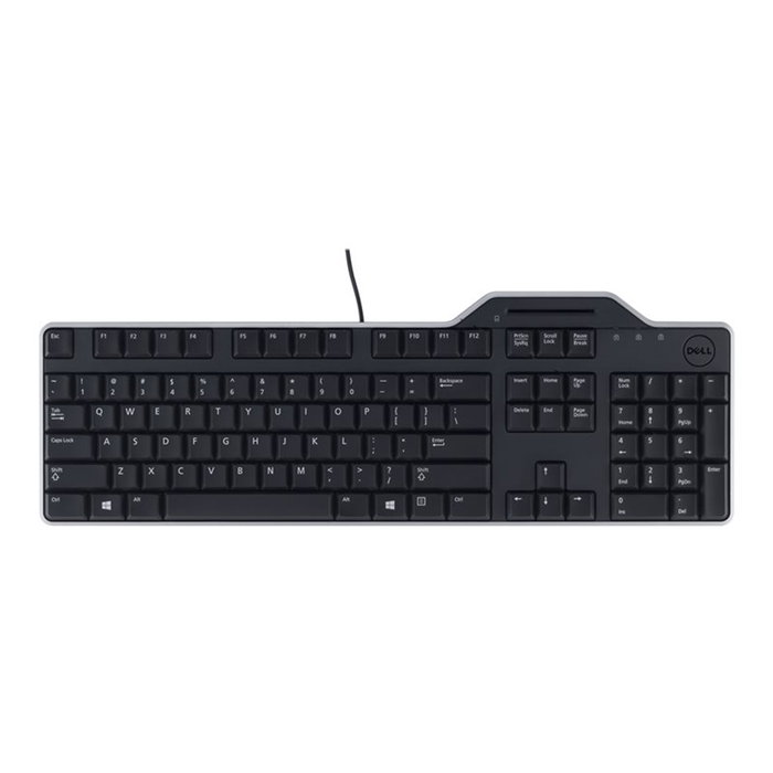 Dell KB813 - Teclado profesional con lector de tarjetas Smartcard USB, distribución QWERTY Español, color negro, para entornos corporativos y seguridad Dell KB813 - Teclado profesional con lector de tarjetas Smartcard USB, distribución QWERTY Español, color negro, para entornos corporativos y seguridad