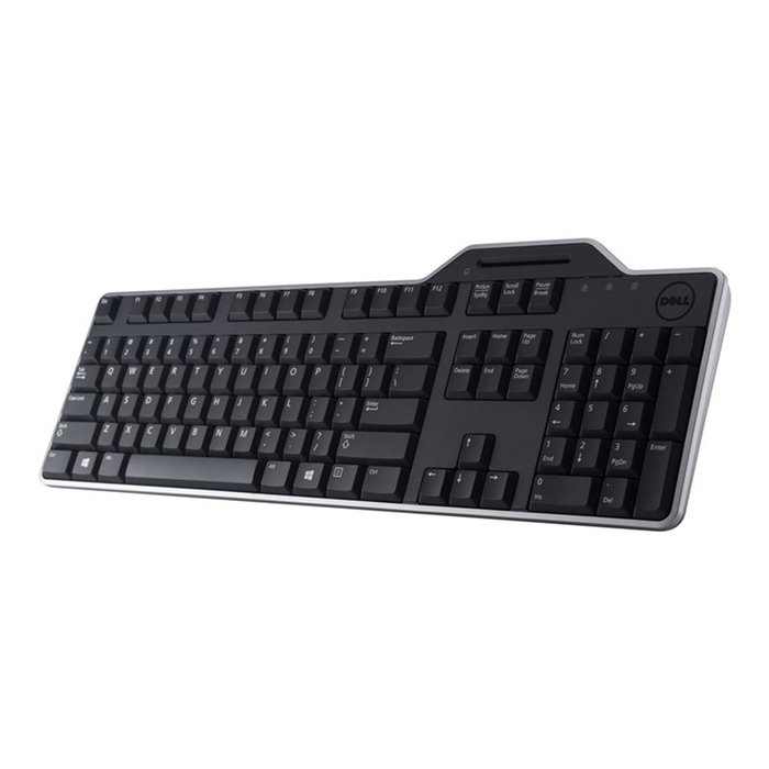 Dell KB813 - Teclado profesional con lector de tarjetas Smartcard USB, distribución QWERTY Español, color negro, para entornos corporativos y seguridad Dell KB813 - Teclado profesional con lector de tarjetas Smartcard USB, distribución QWERTY Español, color negro, para entornos corporativos y seguridad