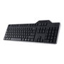 Dell KB813 - Teclado profesional con lector de tarjetas Smartcard USB, distribución QWERTY Español, color negro, para entornos corporativos y seguridad