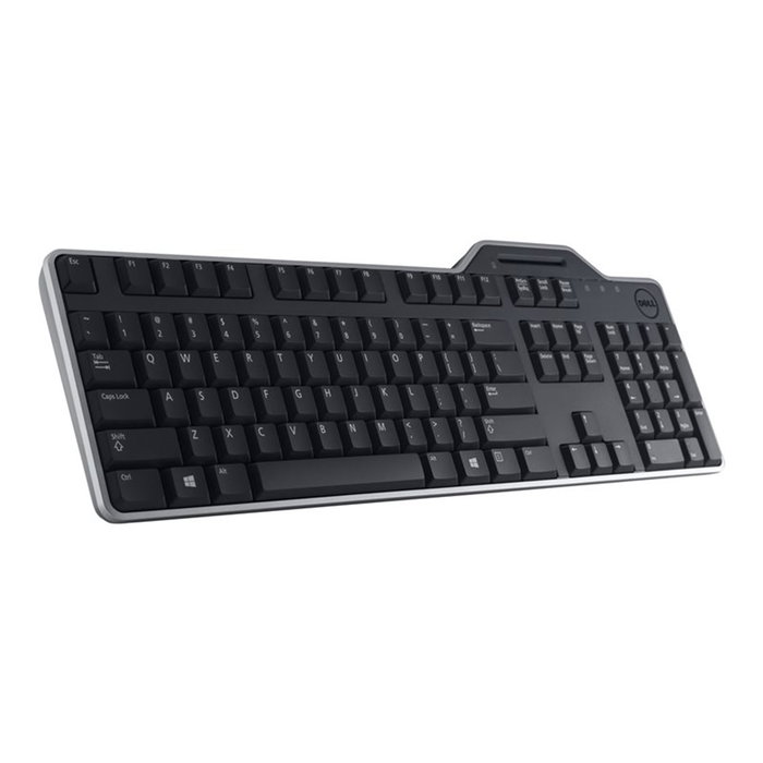 Dell KB813 - Teclado profesional con lector de tarjetas Smartcard USB, distribución QWERTY Español, color negro, para entornos corporativos y seguridad Dell KB813 - Teclado profesional con lector de tarjetas Smartcard USB, distribución QWERTY Español, color negro, para entornos corporativos y seguridad