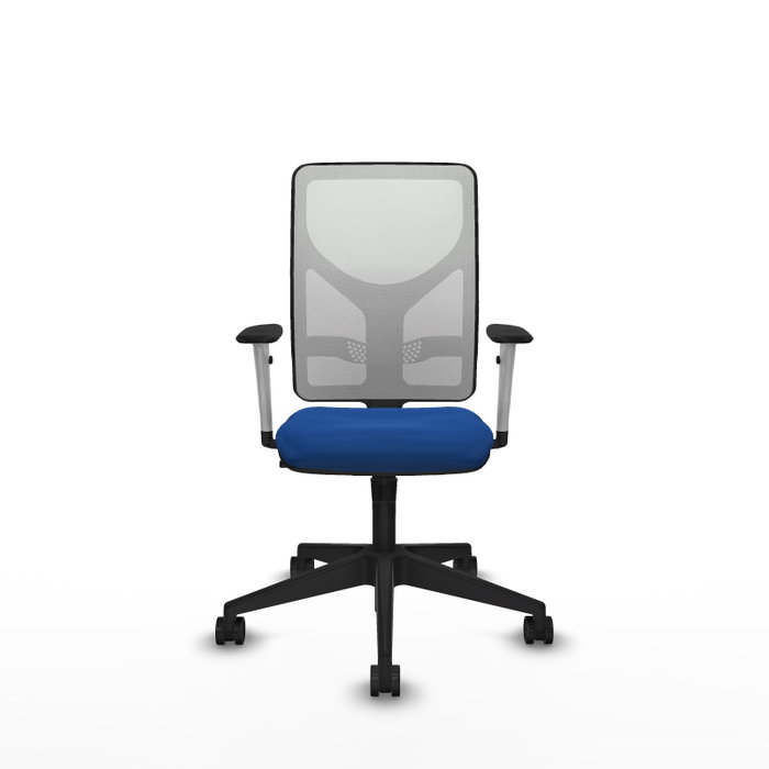 PIQUERAS Y CRESPO Silla de oficina Motilla con mecanismo Sincro, Azul y Blanco PIQUERAS Y CRESPO Silla de oficina Motilla con mecanismo Sincro, Azul y Blanco