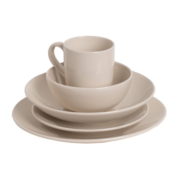 Ixia Plato de Postre Crema Stoneware Cocina 20 x 20 cm Ixia Plato de Postre Crema Stoneware Cocina 20 x 20 cm