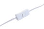 DKD Home Decor Lámpara de Sobremesa Urban - Blanco/Beige, 34 cm Alto, E27, Cerámica y Poliéster (Pack de 6 Unidades)