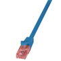 LogiLink Cable de red Cat.6 U/UTP PrimeLine 1m azul