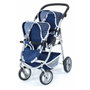 Reig Coche de muñecas Gemelos Twin Tandem (Blue)