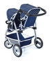 Reig Coche de Muñecas Gemelos Twin Tandem (Blue) 73x63x46 cm