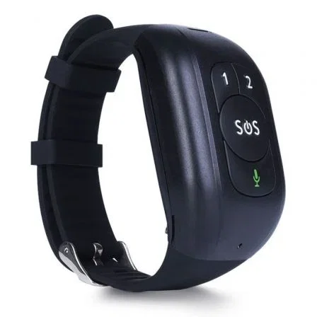 Leotec Smart Band Senior GPS 4G, Pulsera Inteligente con Localización y Llamadas, Color Negro