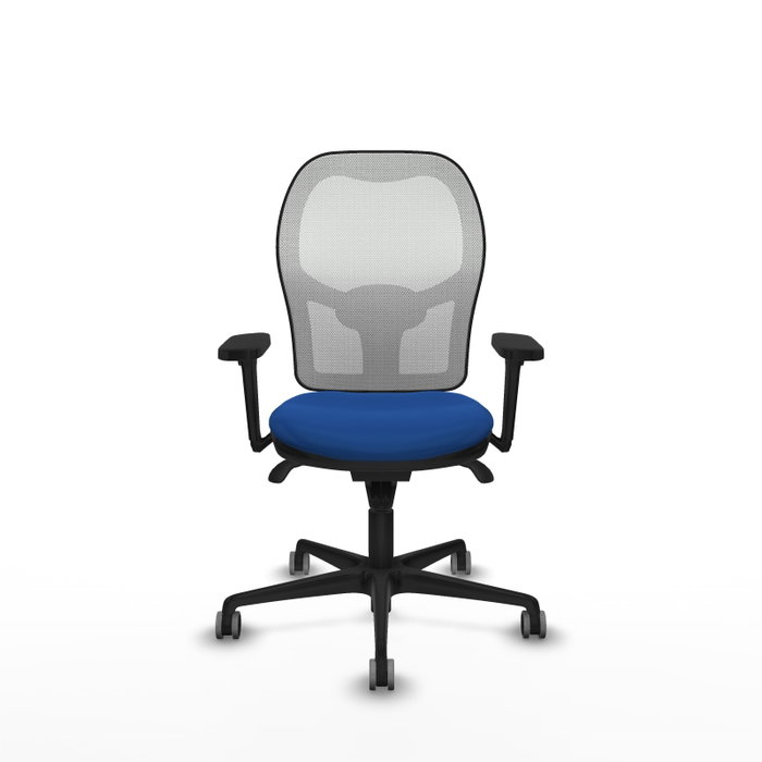PIQUERAS Y CRESPO Silla de oficina Jorquera con Mecanismo Sincro, Azul y Blanco PIQUERAS Y CRESPO Silla de oficina Jorquera con Mecanismo Sincro, Azul y Blanco
