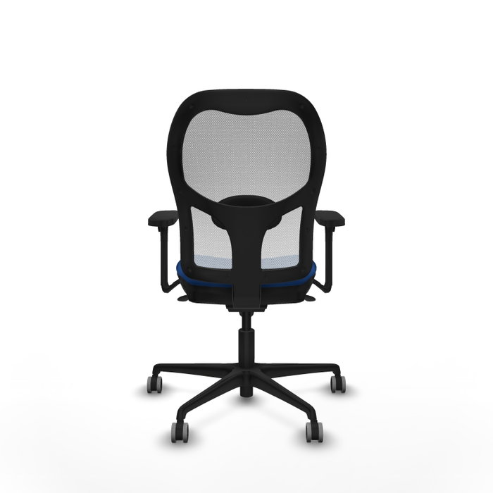 PIQUERAS Y CRESPO Silla de oficina Jorquera con Mecanismo Sincro, Azul y Blanco PIQUERAS Y CRESPO Silla de oficina Jorquera con Mecanismo Sincro, Azul y Blanco