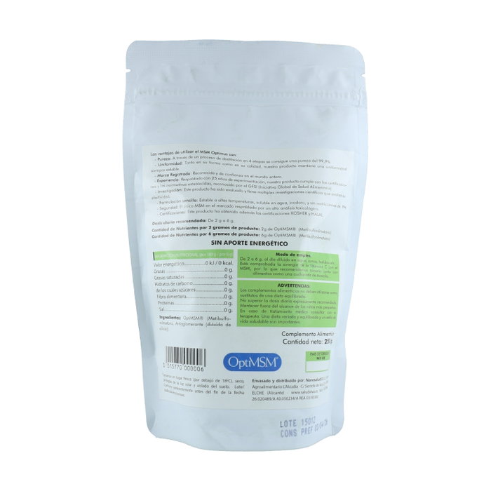 Salud Viva Opti MSM 250g en polvo Salud Viva Opti MSM 250g en polvo