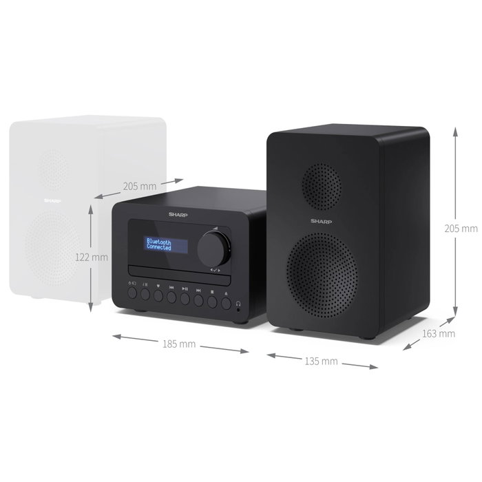 Sharp XL-B520D(BK) Sistema Micro HI-FI Negro Sharp XL-B520D(BK) Sistema Micro HI-FI Negro