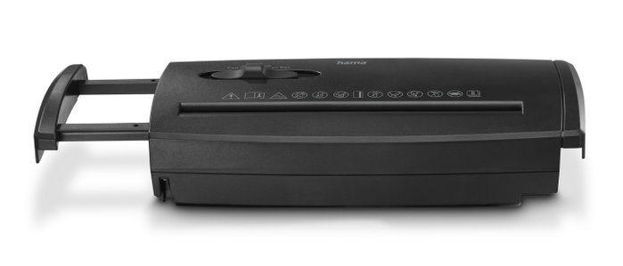 Hama Classic S60 Destructora de Papel Manual, 180W, 6 Hojas, 3.8m/min, Corte en Partículas