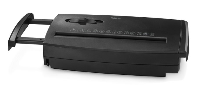 Hama Classic S60 Destructora de Papel Manual, 180W, 6 Hojas, 3.8m/min, Corte en Partículas
