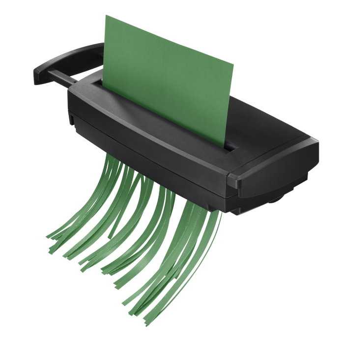 Hama Classic S60 Destructora de Papel Manual, 180W, 6 Hojas, 3.8m/min, Corte en Partículas