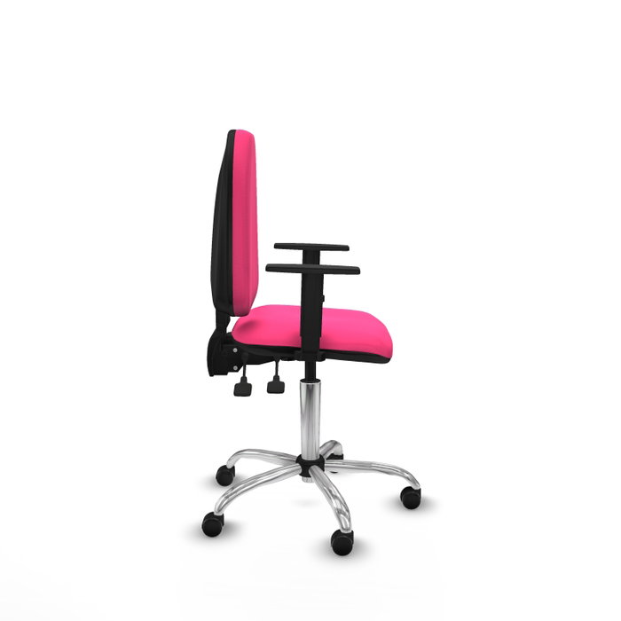 PIQUERAS Y CRESPO Silla de oficina Aýna Rosa con mecanismo Asincro