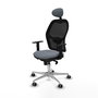 PIQUERAS Y CRESPO Silla de oficina Jorquera Gris y Negro