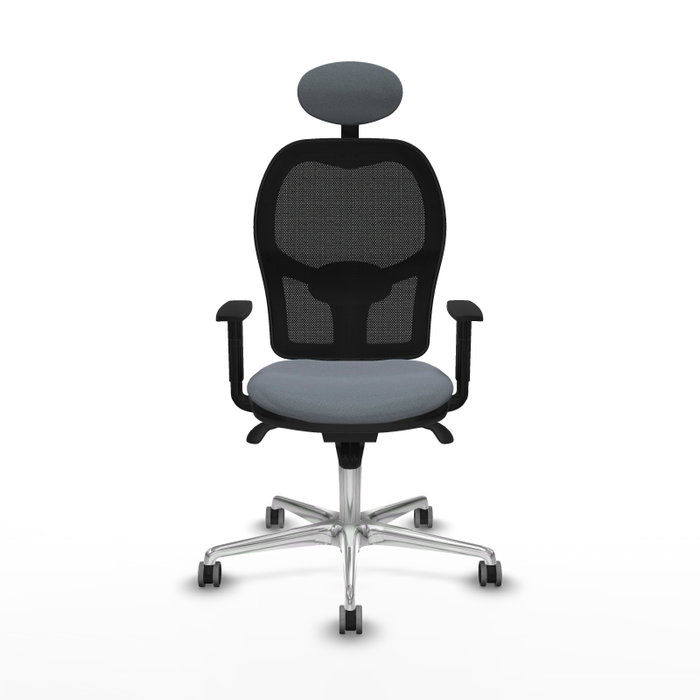 PIQUERAS Y CRESPO Silla de oficina Jorquera Gris y Negro
