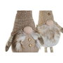 DKD Home Decor Figuras de Gnomo en Poliéster, Surtido de 2 Unidades, Beige y Blanco