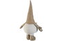 DKD Home Decor Figuras de Gnomo en Poliéster, Surtido de 2 Unidades, Beige y Blanco