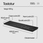 HP 650 Kit Teclado y Ratón Inalámbrico - Diseño Responsable con Materiales Reciclados, Resistente a Desinfección
