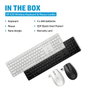 HP 650 Kit Teclado y Ratón Inalámbrico - Diseño Responsable con Materiales Reciclados, Resistente a Desinfección