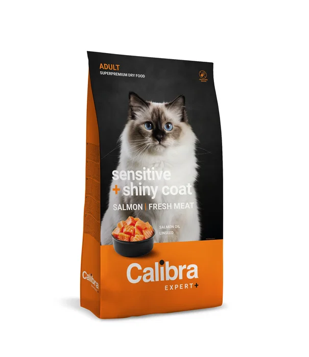 Calibra Cat Expert+ Adult Sensitive & Shiny Coat 6kg Calibra Cat Expert+ Adult Sensitive & Shiny Coat 6kg
