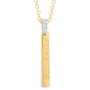 Secrecy Collar Forever Young con Diamante en Plata de Ley y Baño de Oro
