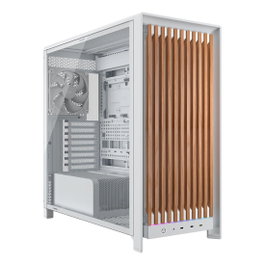 Corsair FRAME 5000D WOOD RS Midi Tower Nuez, Blanco